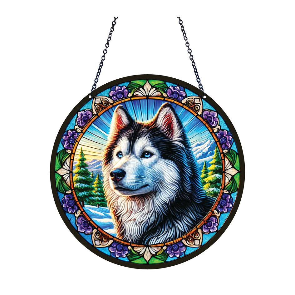 Siberian Husky Suncatcher