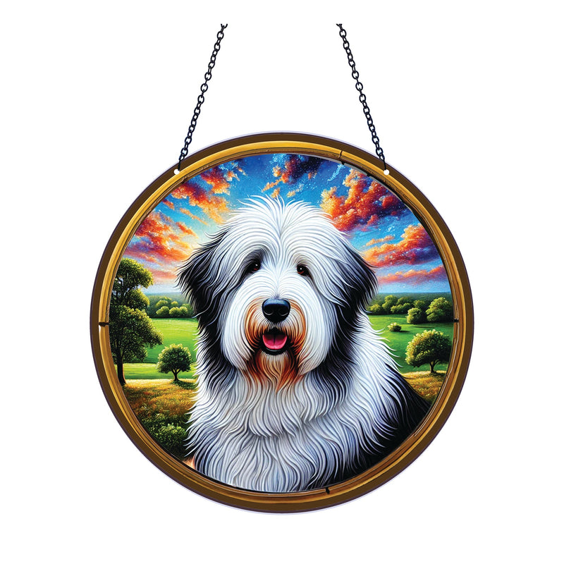 Old English Sheepdog Suncatcher