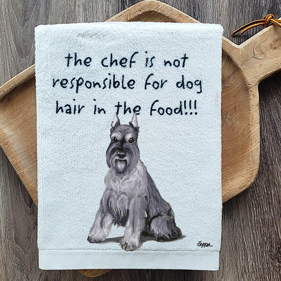 Schnauzer Dish Towel