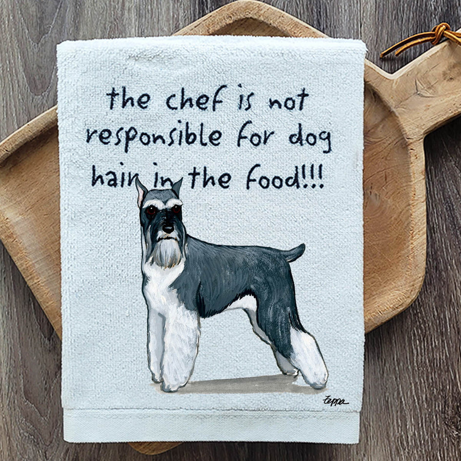 Schnauzer Dish Towel