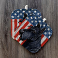 Scottish Terrier  Americana Pot Holder Set