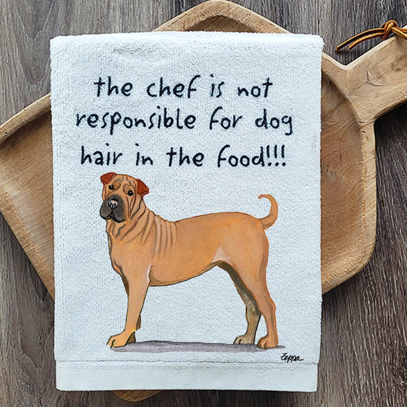 Chinese Shar-Pei Dish Towel