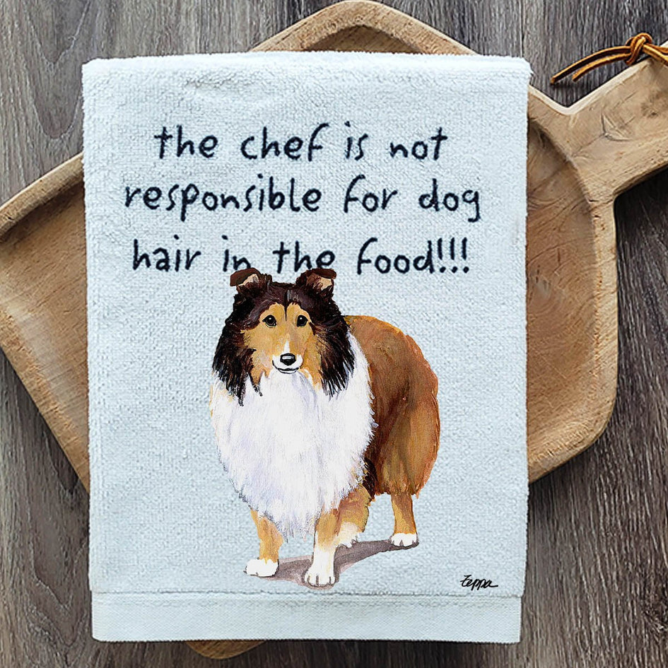 Shetland Sheepdog Dish Towel