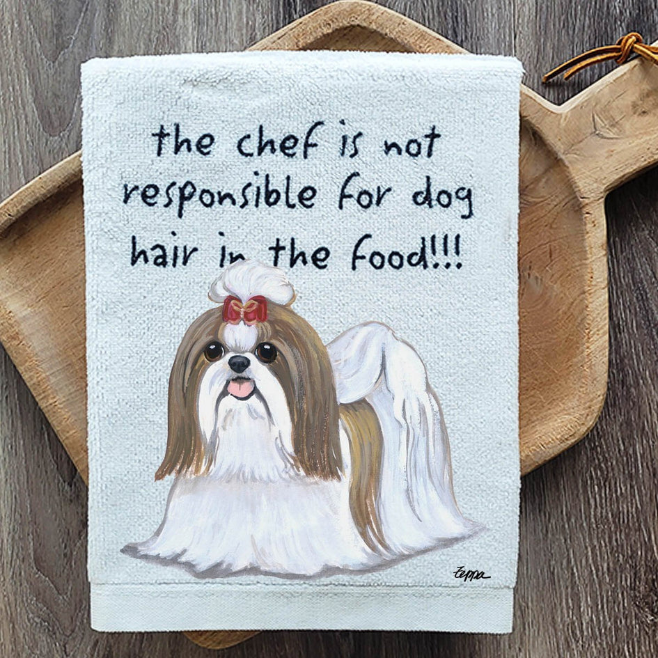 Shih Tzu Dish Towel