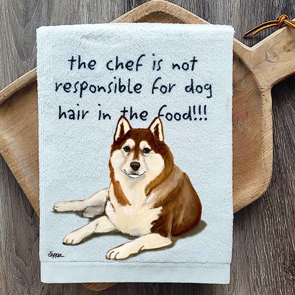 Siberian Husky Dish Towel