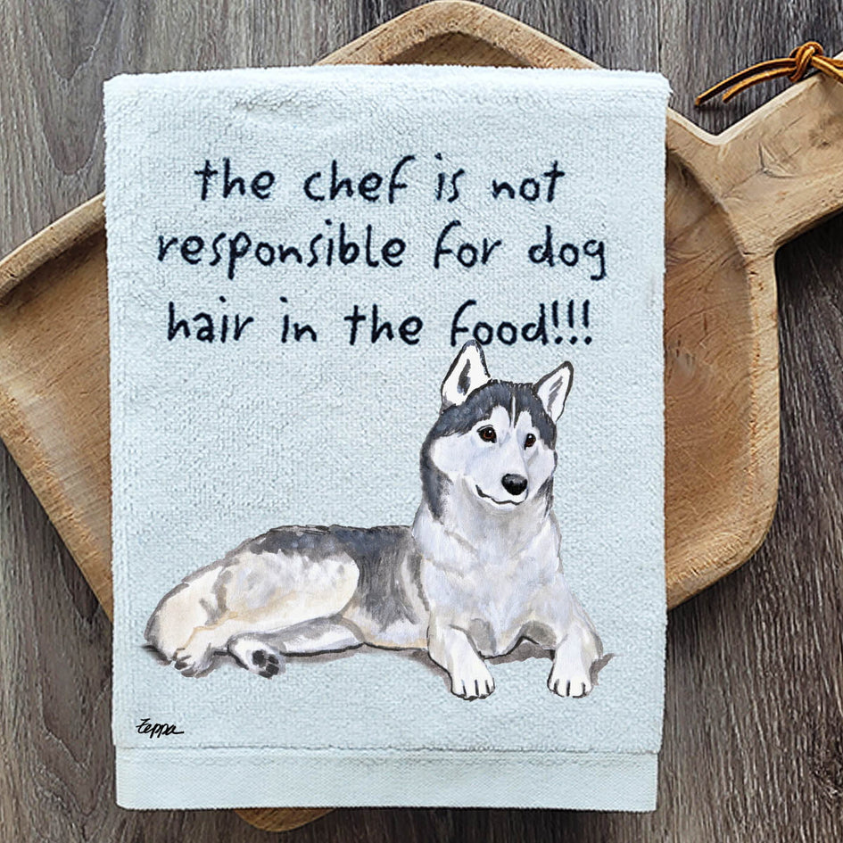 Siberian Husky Dish Towel