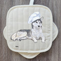 Siberian Husky  Pot Holder Set