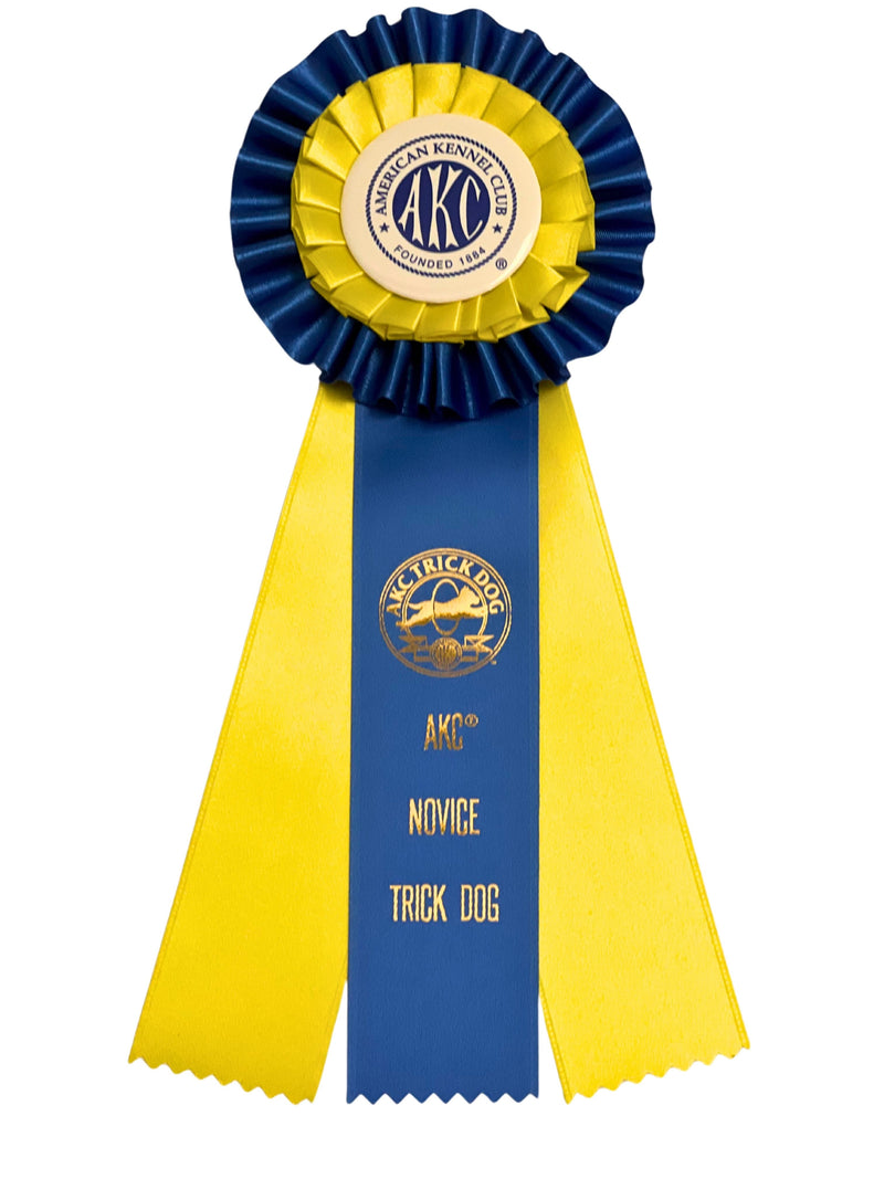 Trick Dog Novice Rosette  (shipping included)