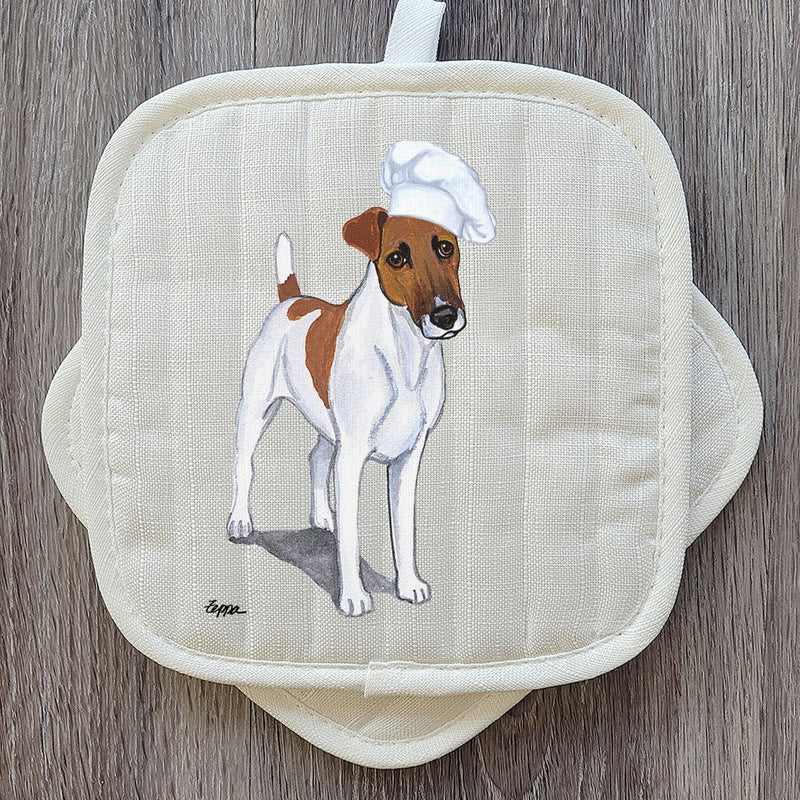 Smooth Fox Terrier  Pot Holder Set