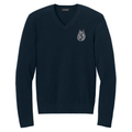 Belgian Tervuren Embroidered V-Neck Sweater