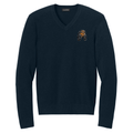 Cavalier King Charles Spaniel Embroidered V-Neck Sweater