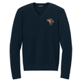 Dachshund Embroidered V-Neck Sweater