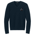 German Shepherd Dog Embroidered V-Neck Sweater