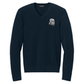 Poodle Embroidered V-Neck Sweater