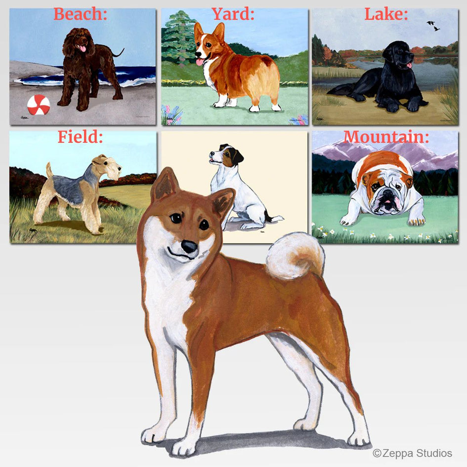 American Eskimo Dog Slate Sign AKC Shop - Main Image