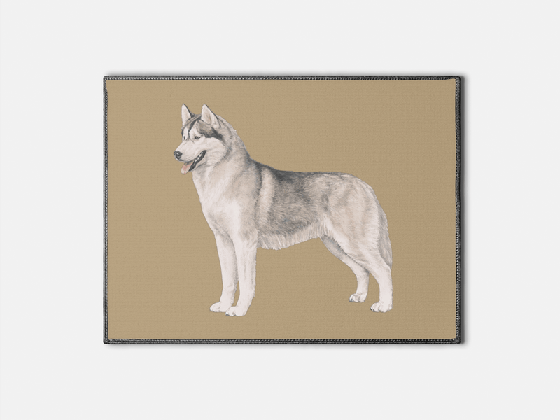 Siberian Husky Doormat