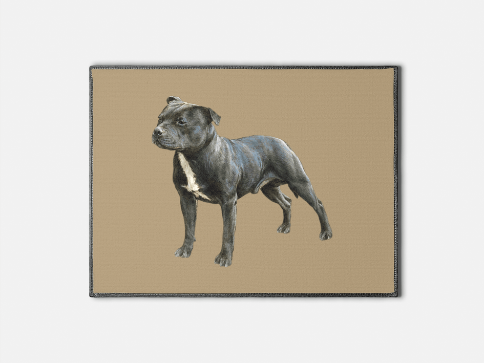 Staffy doormat deals