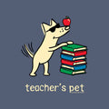 Teacher's Pet - Ladies Curvy V-Neck Tee