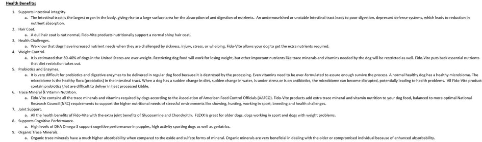 Fido-Vite Toyz Supplement