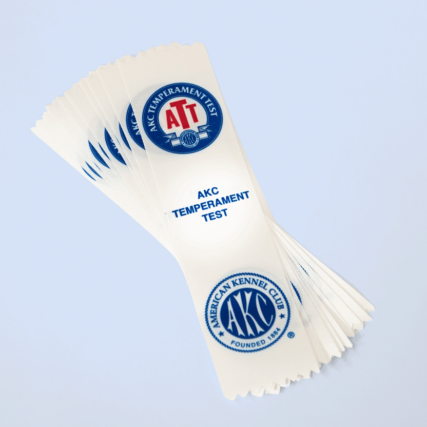 AKC Temperament Test 10pk Ribbons | AKC Shop
