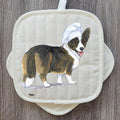 Welsh Corgi Cardigan  Pot Holder Set