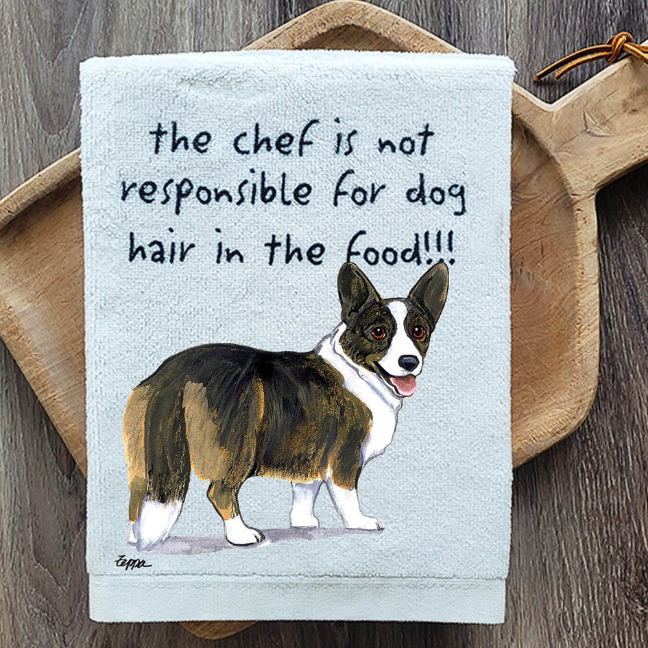 Cardigan Welsh Corgi Dish Towel