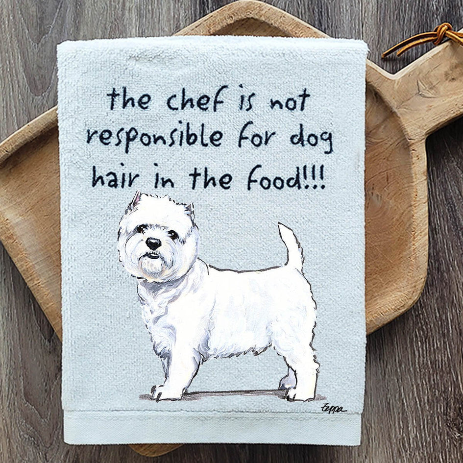 West Highland White Terrier Dish Towel