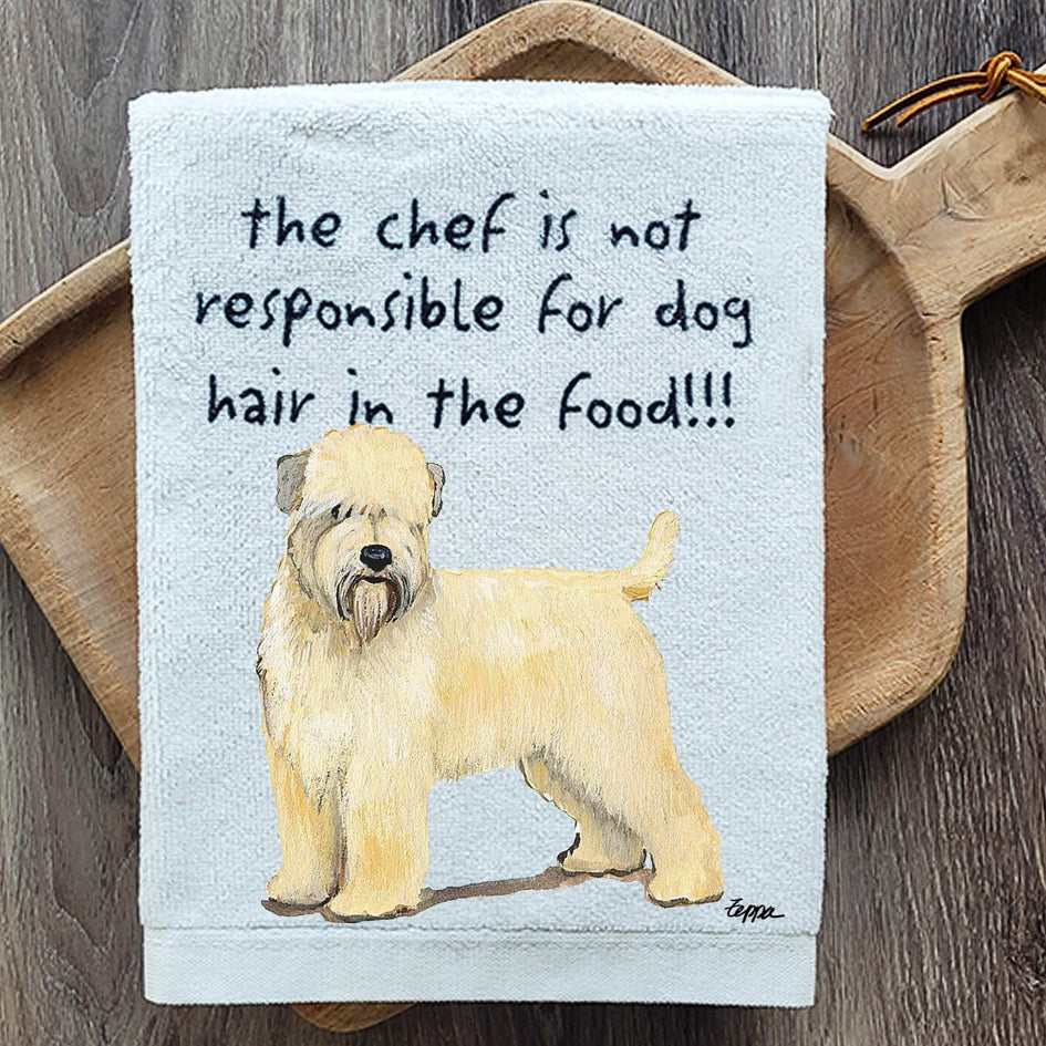 Soft Coated Wheaten Terrier Dish Towel