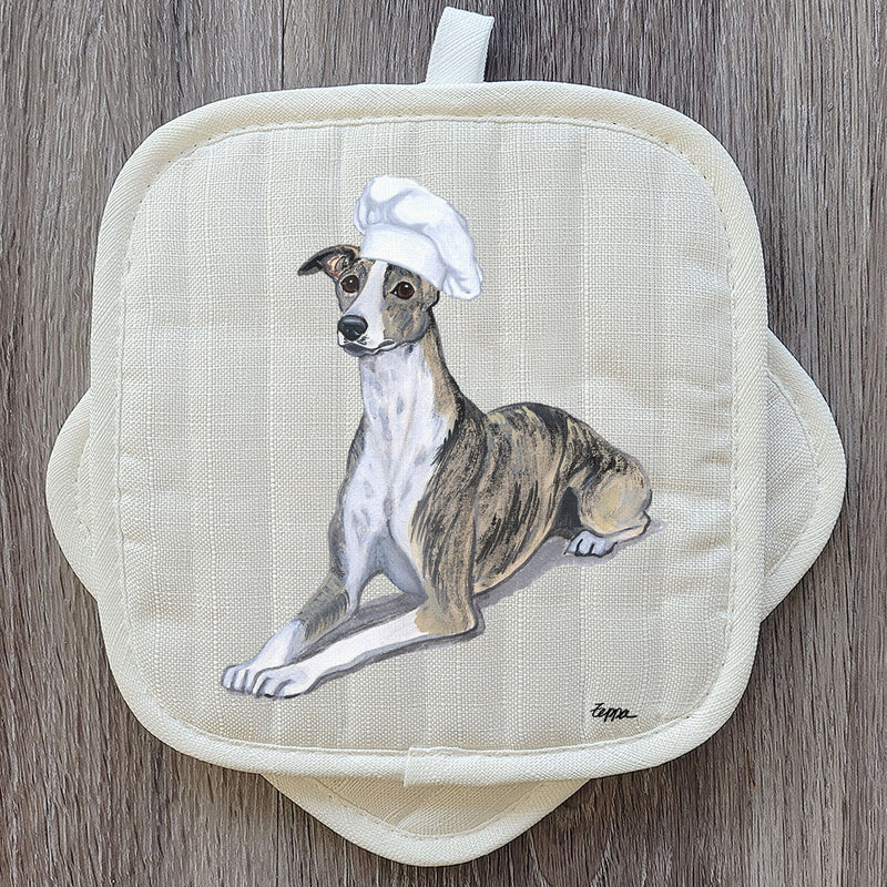 Whippet  Pot Holder Set