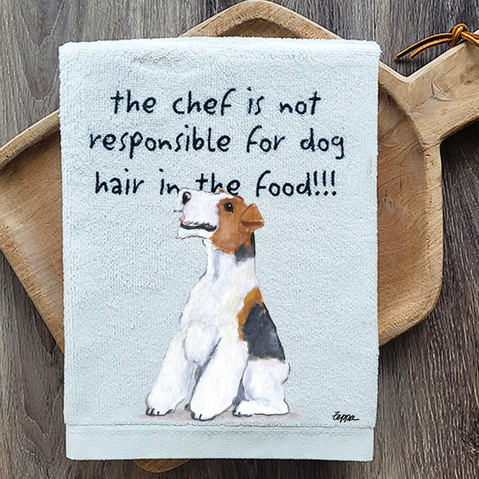 Wire Fox Terrier Dish Towel