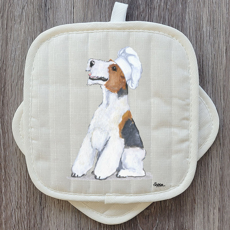 Wirehair Fox Terrier  Pot Holder Set