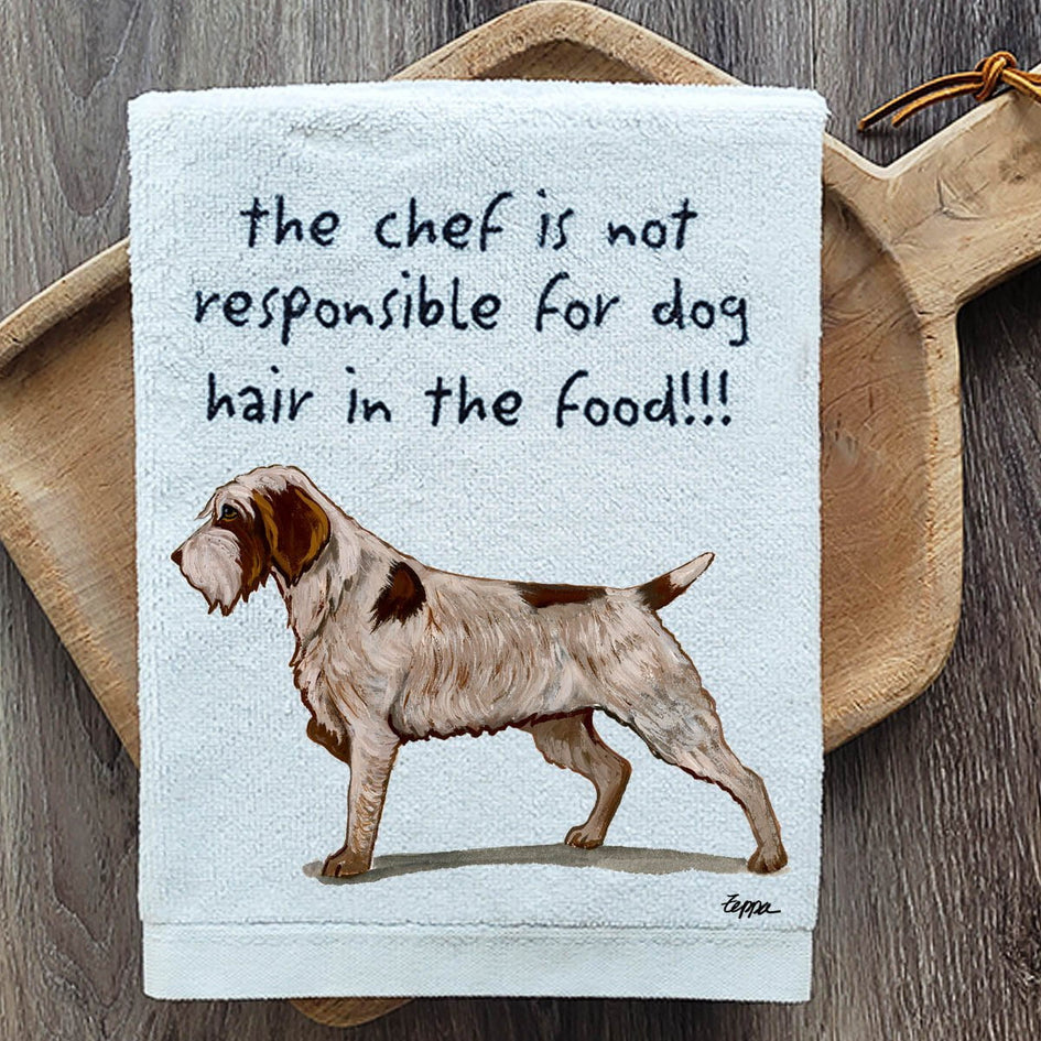 Wirehaired Pointing Griffon Dish Towel