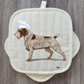 Wirehair Pointing Griffon  Pot Holder Set