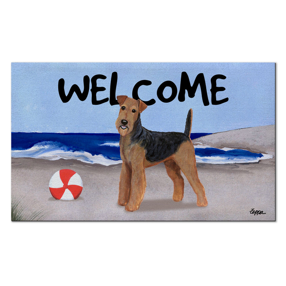 Airedale Terrier Welcome Mat