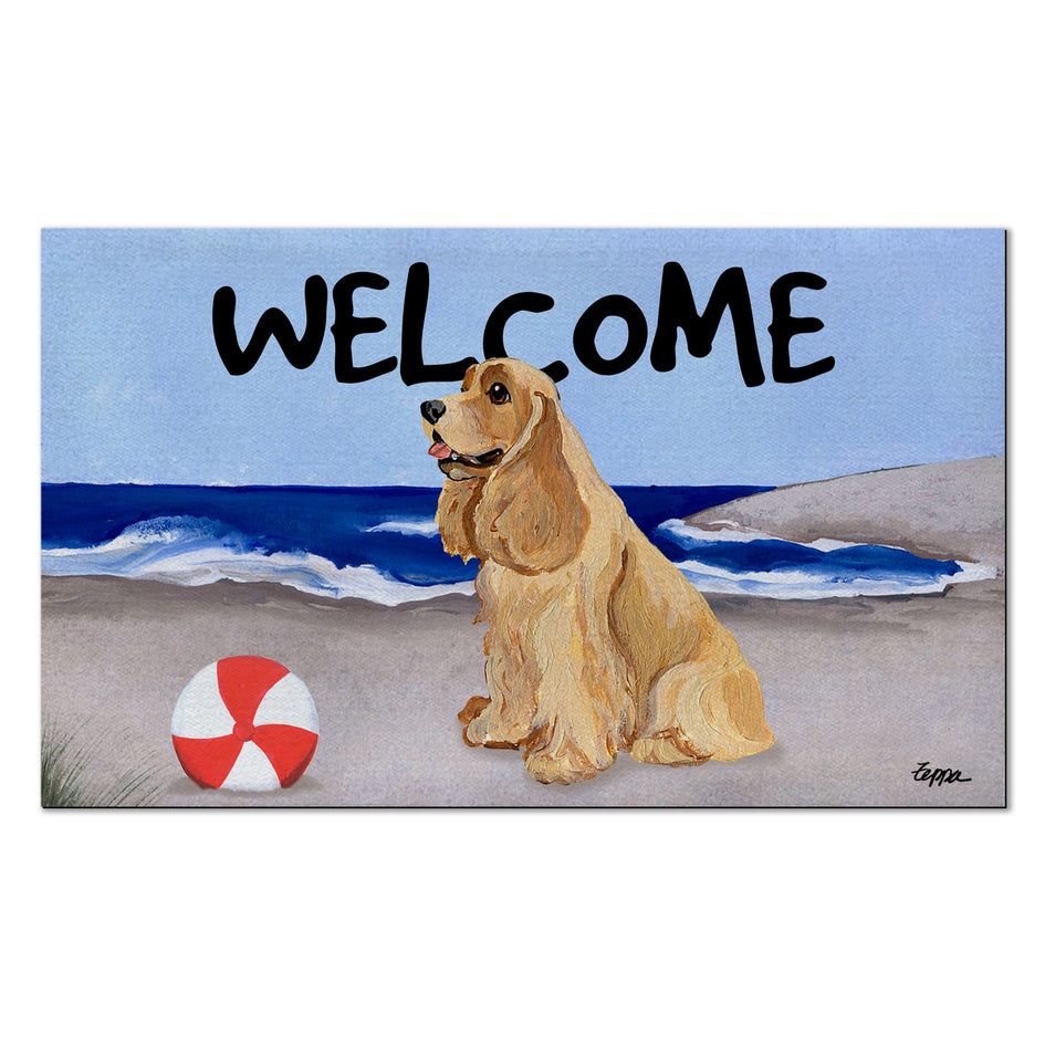 Cocker Spaniel Welcome Mat