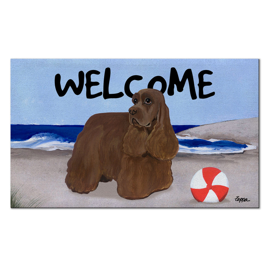 Cocker Spaniel Welcome Mat