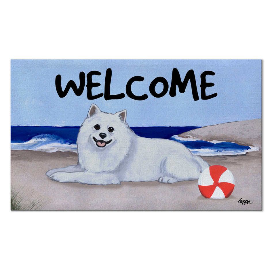 American Eskimo Dog Welcome Mat