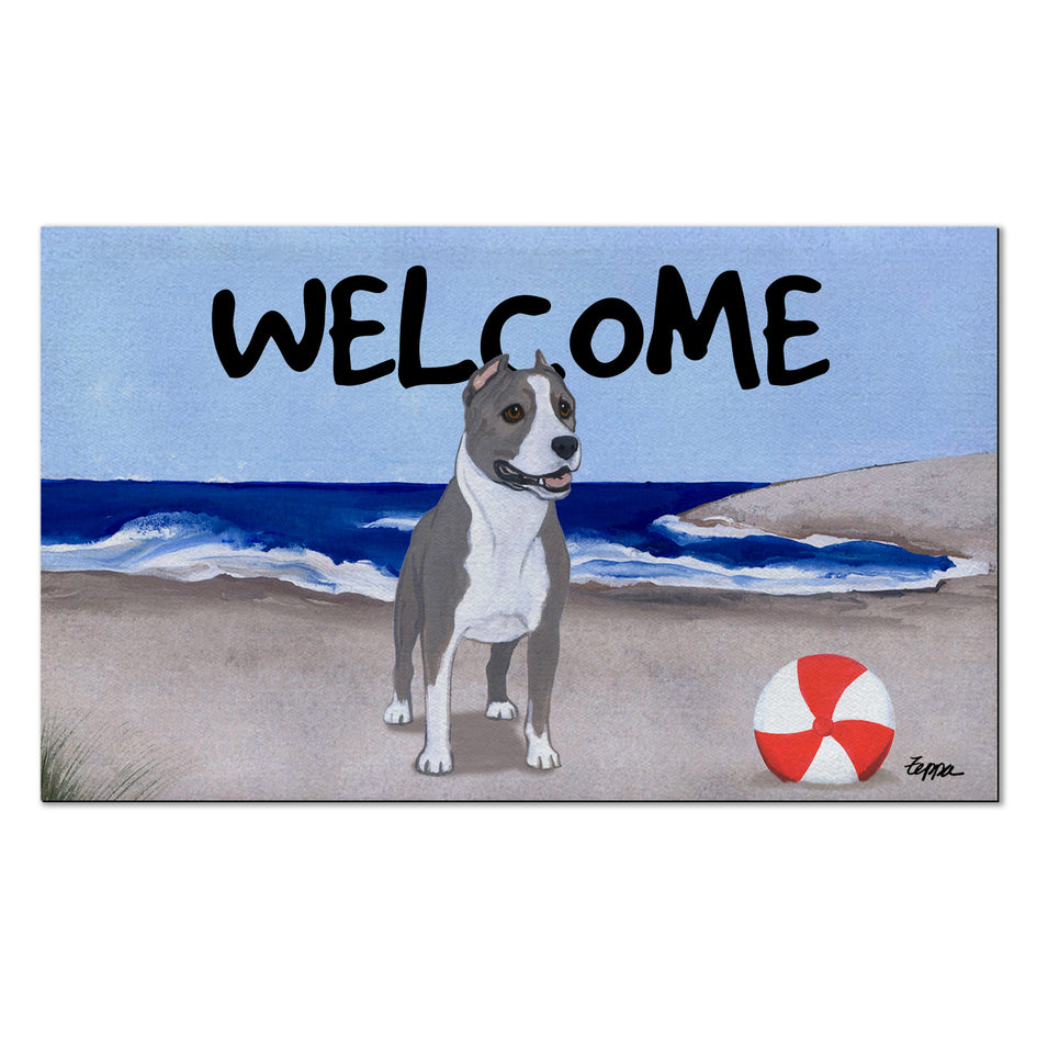 American Staffordshire Terrier Welcome Mat