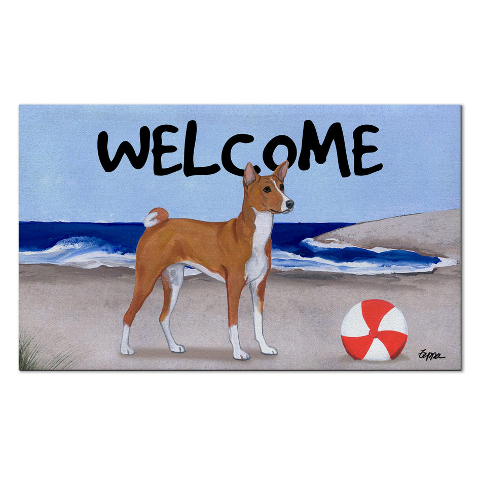 Basenji Welcome Mat