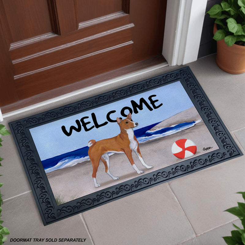 Basenji Welcome Mat