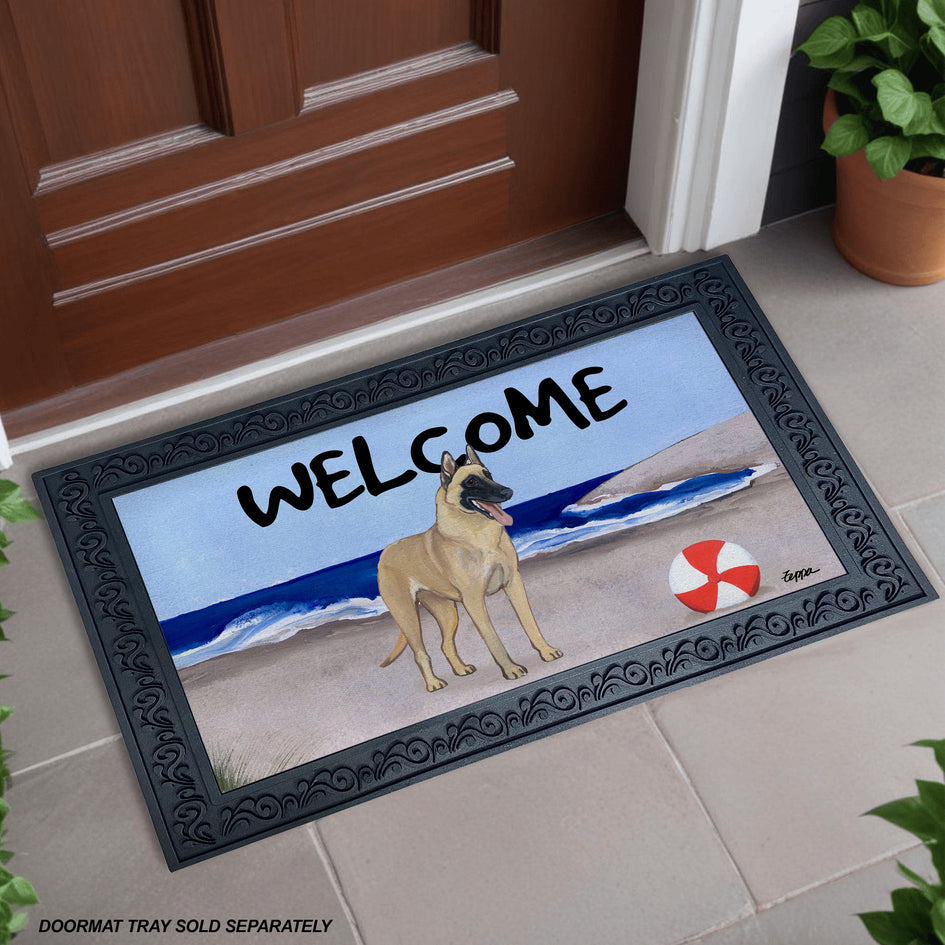 Belgian Malinois Welcome Mat