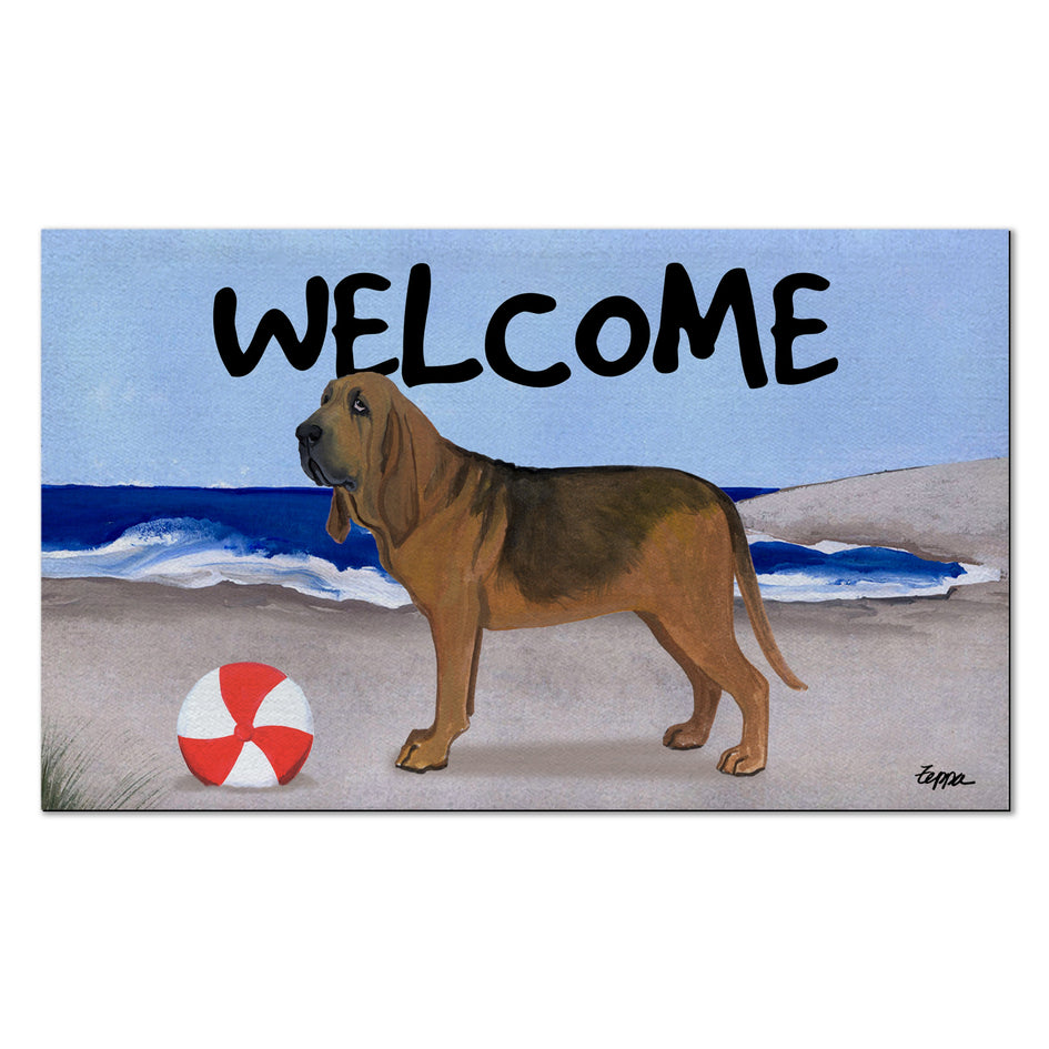 Bloodhound Welcome Mat