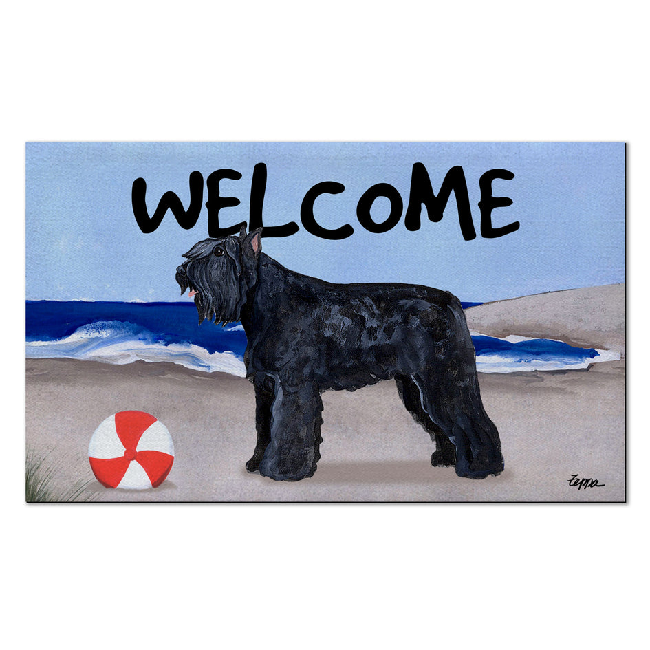 Bouvier des Flandres Welcome Mat