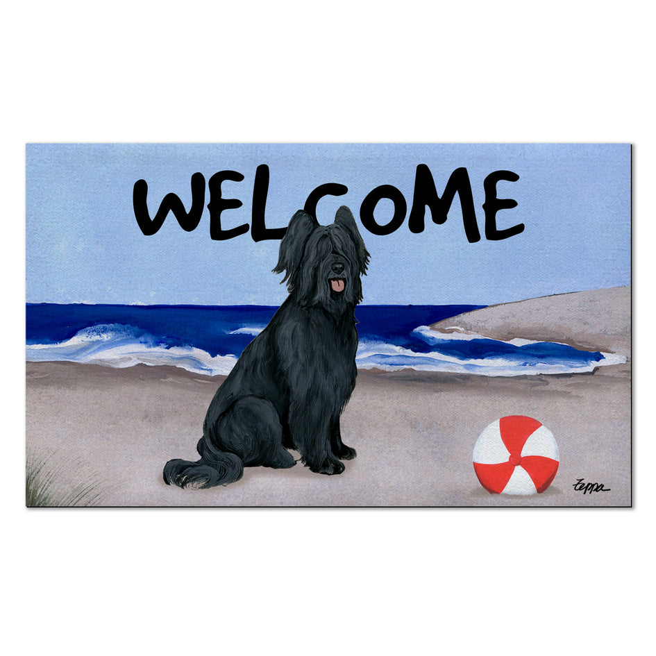 Briard Welcome Mat