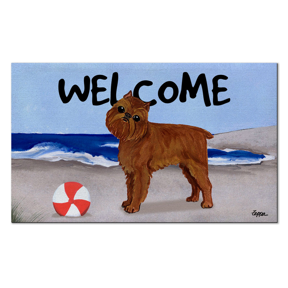 Brussels Griffon Welcome Mat