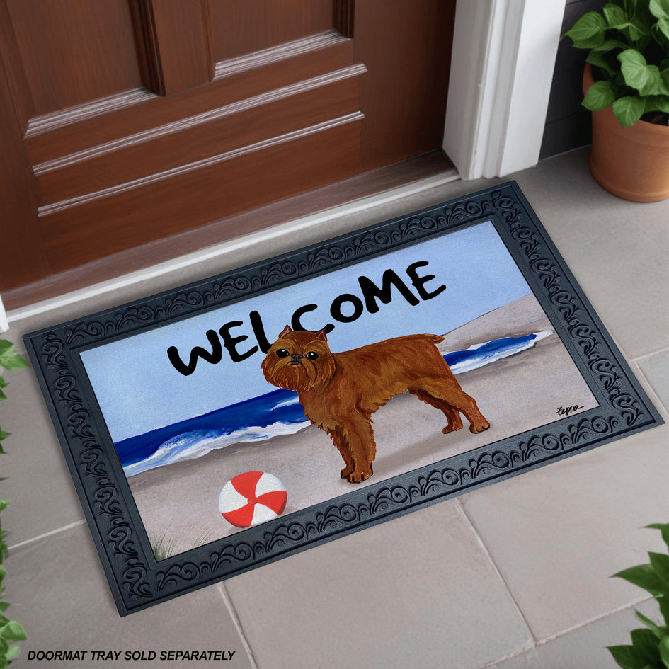 Brussels Griffon Welcome Mat