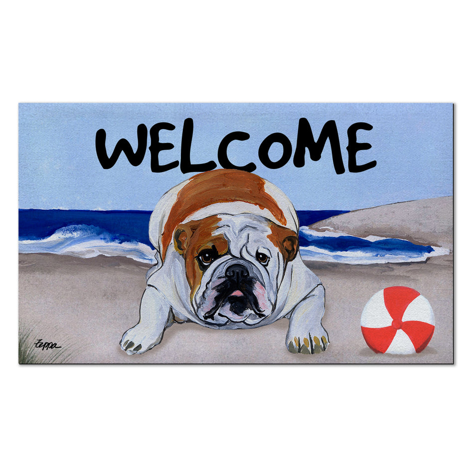 Bulldog Welcome Mat