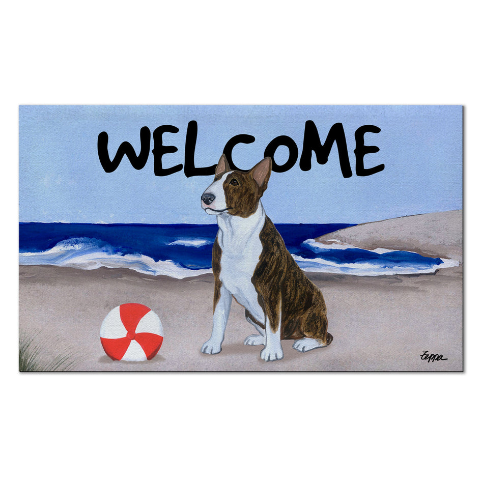 Bull Terrier Welcome Mat