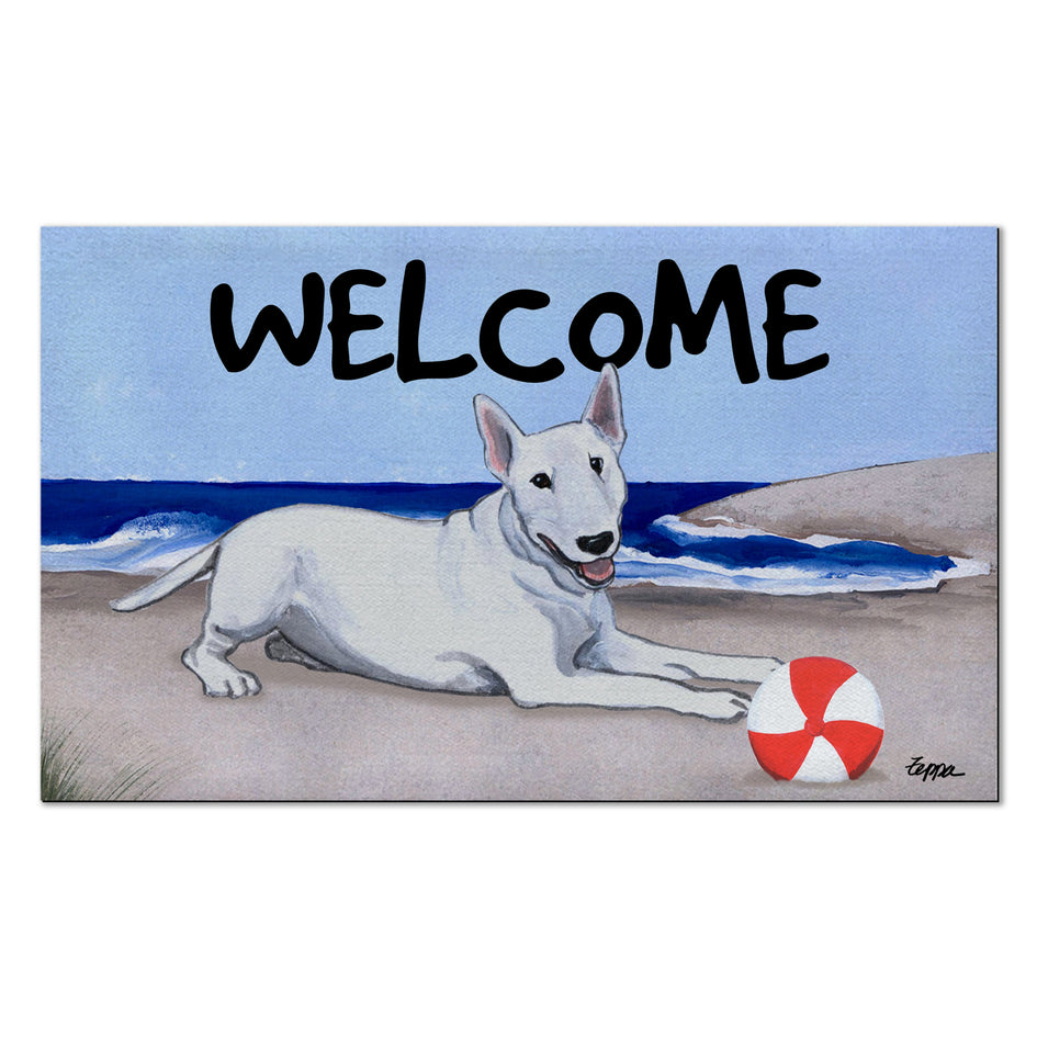 Bull Terrier Welcome Mat