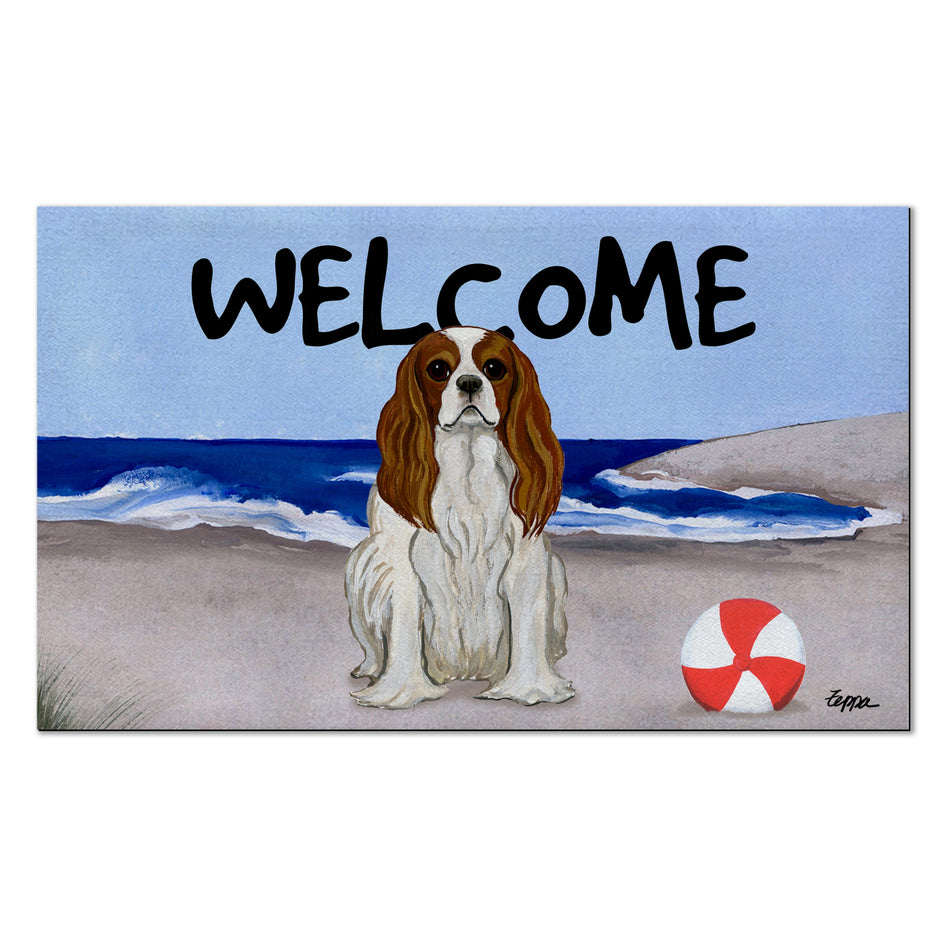 Cavalier King Charles Spaniel Welcome Mat